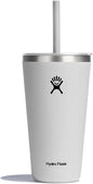 28 OZ All Around Tumbler Straw LID White by Unknown