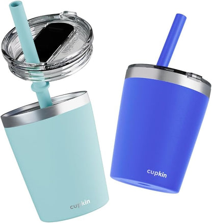 CUPKIN Sippy Cup for 1 Year Old, The Original Stackable 8 oz Stainless Steel by CUPKIN