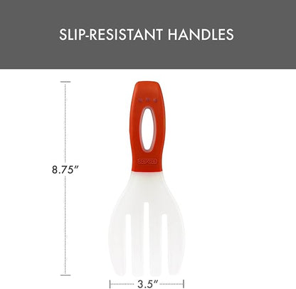 Dexas Long Handled Salad Hands, BPA-Free Salad Tossing and Serving Tools - Image 2