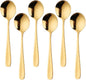 Buyer Star Bouillon Spoon Sets, 7-Inch Round Soup Spoons, Stainless Steel by BuyerStar