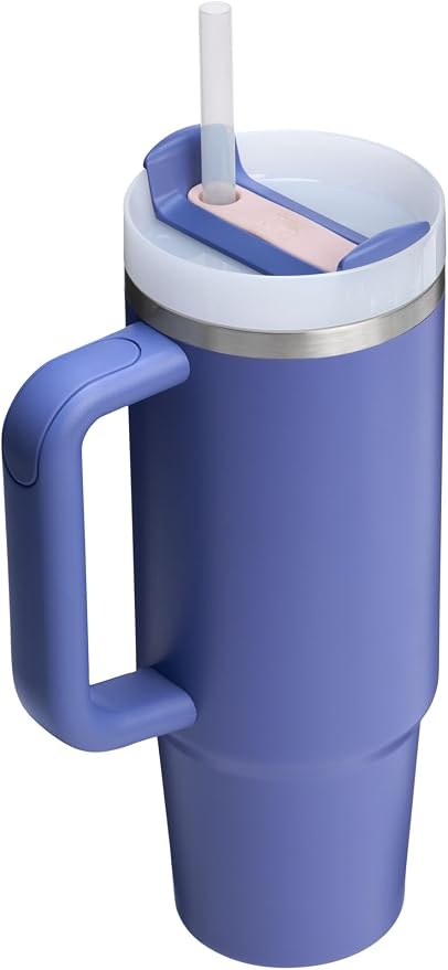 STANLEY Quencher H2.0 Flow State Tumbler, 30 oz, Lupine | Handle and Straw | - Image 3