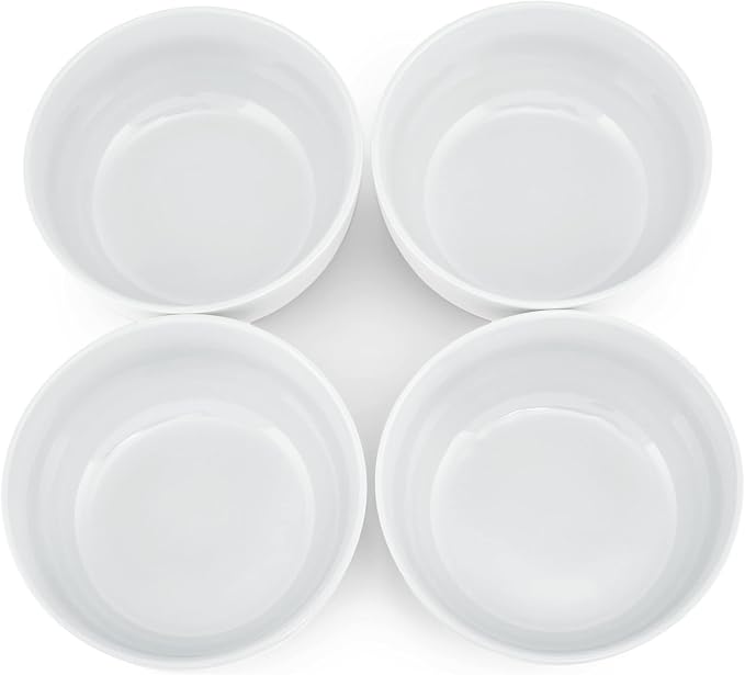 Elanze Designs Bistro Glossy Ceramic 6.5 inch Dinnerware Bowls Set of 4 - Image 4