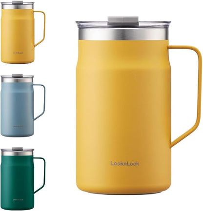 LocknLock Metro Mug Premium 18/8 Stainless Steel Double Wall Insulated by LocknLock