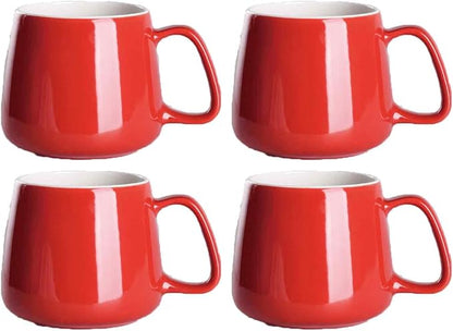 Ceramic Coffee Mug, 14 oz Large Coffee Cup, Cups Set of 4, Tea Mug by Unknown