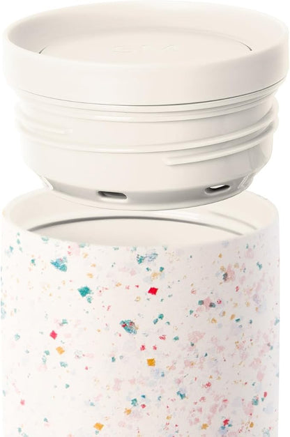 Simple Modern Insulated Travel Coffee Mug 360° Lid | 12oz | Terrazzo | Voyager - Image 3