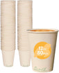 100% Compostable Disposable Coffee Cups Paper Cups Made from Bamboo, by EarthsNaturalAlternative
