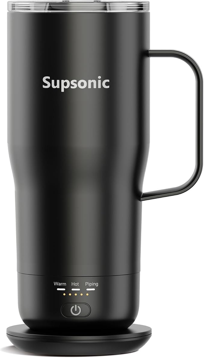 Supsonic Heated Coffee Mug, 20oz Electric Temperature Control Cup | Keeps by Supsonic