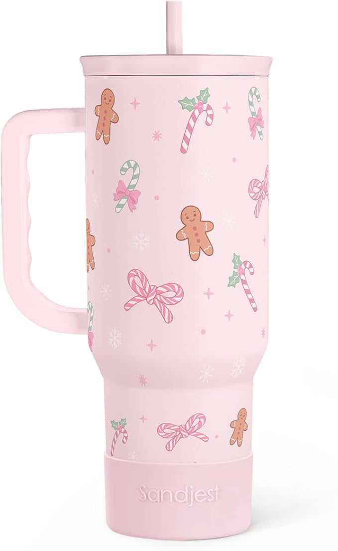 SANDJEST Christmas Theme 40oz Slider Tumbler by SANDJEST