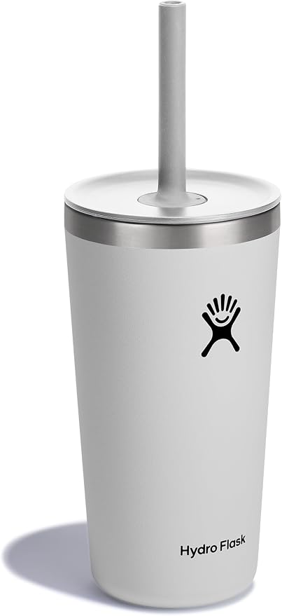 20 OZ All Around Tumbler Straw LID White - Image 2