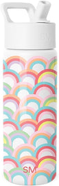Simple Modern Kids Water Bottle & Toddler Cup | 18oz | Rainbows | Insulated by Unknown