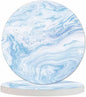 Marbled Textures Table Coasters for Drinks Liquid Art Modern Contemporary Fluid 100% Diatomite Home and Dining Room Bar Decor 4 X 4 X 0.35 Inch for Men Women