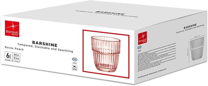Bormioli Rocco Barshine 10.38 oz. Rocks Stackable Tempered Drinking Glasses - Image 3