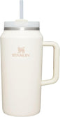 STANLEY Quencher H2.0 Flow State Tumbler, 64 oz, Cream | Handle and Straw | by Unknown