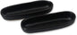 Modern Minimalist Matte Black Oval Pinch Bowls – Handmade Ceramic Stoneware by Roro