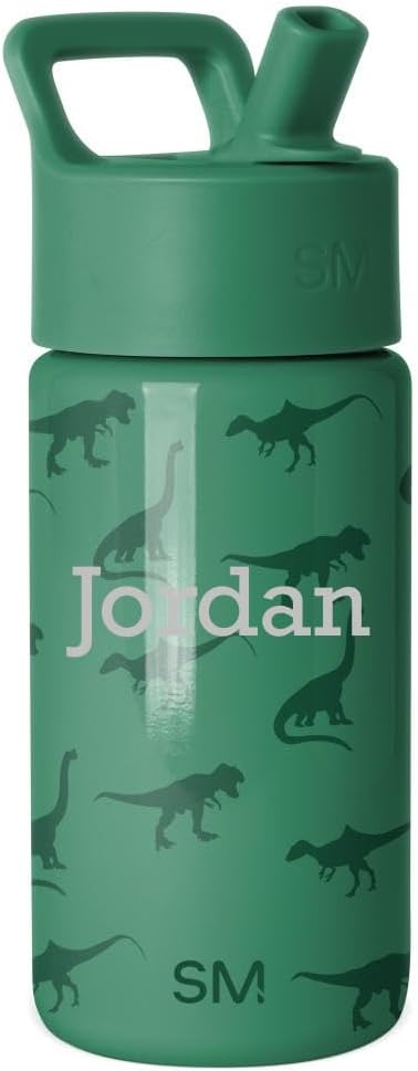 Simple Modern Personalized Kids Water Bottle | 14oz | Dinosaur | Insulated by Unknown