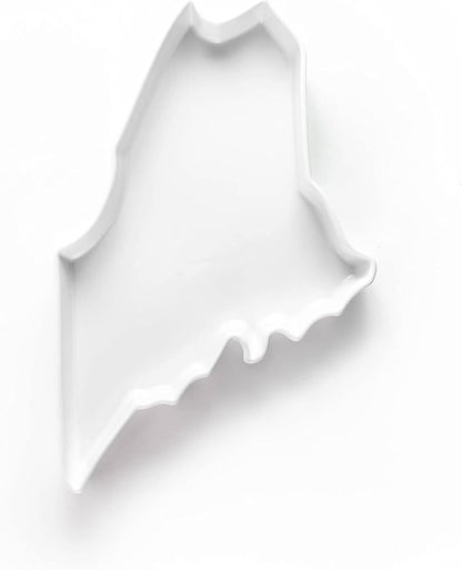 Maine Shaped Baking Dish, Serving Platter or Decorative Tray Charming Porcelain Bakeware Oven Microwave and Dishwasher Safe
