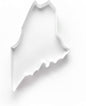 Maine Shaped Baking Dish, Serving Platter or Decorative Tray Charming Porcelain Bakeware Oven Microwave and Dishwasher Safe