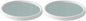 Copco Basics Non-Skid Pantry Cabinet Lazy Susan Turntable, 12-Inch, White (Pack of 2)