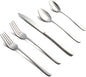Silverware Set for 4,20 Pieces Forged Stainless Steel Flatware Set Cutlery Set,Heavy Duty and Modern Desgin,Fancy Tableware Cutlery Set for Home,Restaurant (Silver 20)