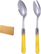 2-piece Salad Servers Stainless Steel Salad Serving Set Salad Fork and Spoon by CATHYLIN