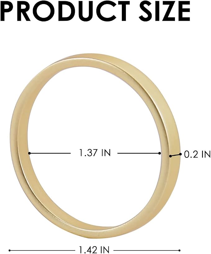 Cuff Brushed Gold Circle Napkin Rings Set of 12, Simple Modernist Napkin Ring - Image 6