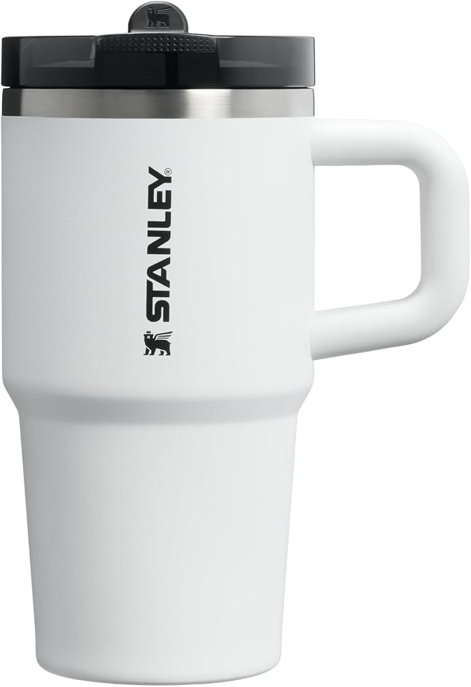 STANLEY Quencher ProTour Flipstraw Tumbler, 20 oz, Chalk | Built-In Straw & by Unknown