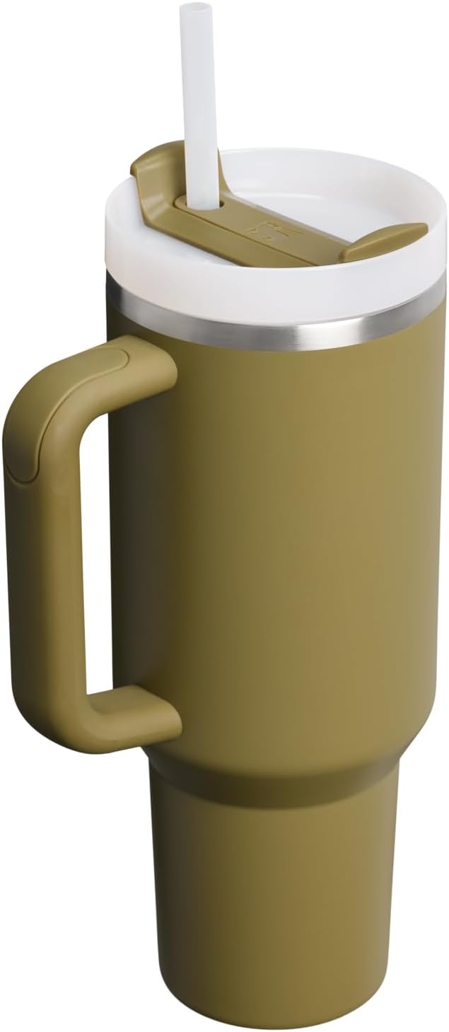 STANLEY Quencher H2.0 Flow State Tumbler, 40 oz, Thyme | Handle and Straw | - Image 3