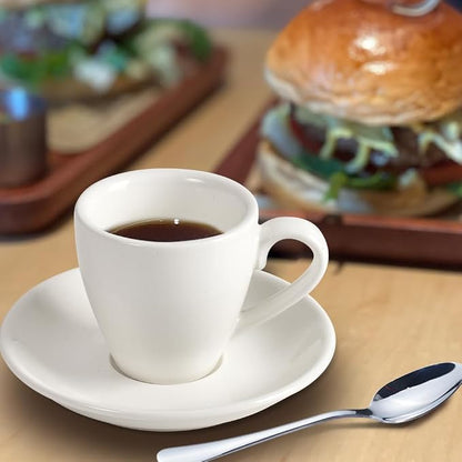 homEdge Porcelain Espresso Shot Cup Set - 80 ml / 2.67 oz - Image 2