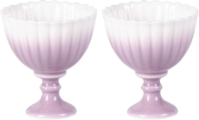 KAMMAK Tea Cup, 1.8oz Small Tea Set of 2, Porcelain Tea Cups by KAMMAK