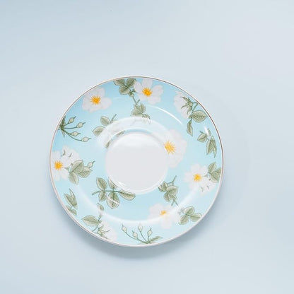 Bone China Tea Cup and Saucer Set - Image 5