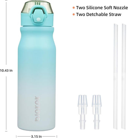 BJPKPK 25 oz Insulated Water Bottle, Stainless Steel Flask | Leak Proof Locking - Image 4