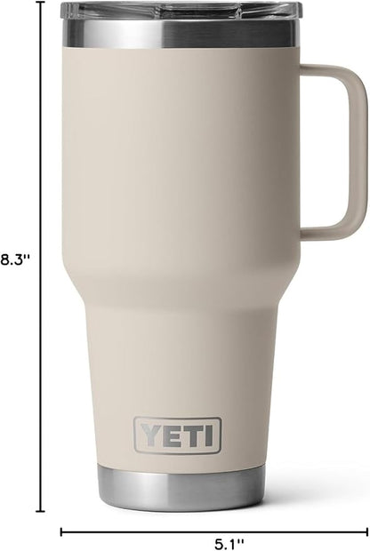 YETI Rambler 30 oz Travel Mug, Stainless Steel, Vacuum Insulated - Image 9