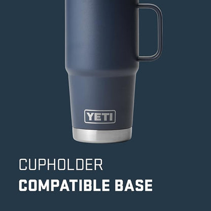 YETI Rambler 20 oz Travel Mug, Stainless Steel, Vacuum Insulated - Image 2