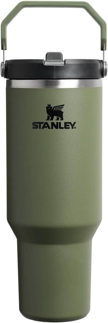 STANLEY IceFlow 2.0 Flip Straw Tumbler, 40 oz, Dried Pine | Easy Carry Handle | by Unknown