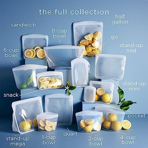 Stasher Premium Reusable Silicone Food Storage Bowl, 6-Cup | Food-Safe Silicone - Image 6