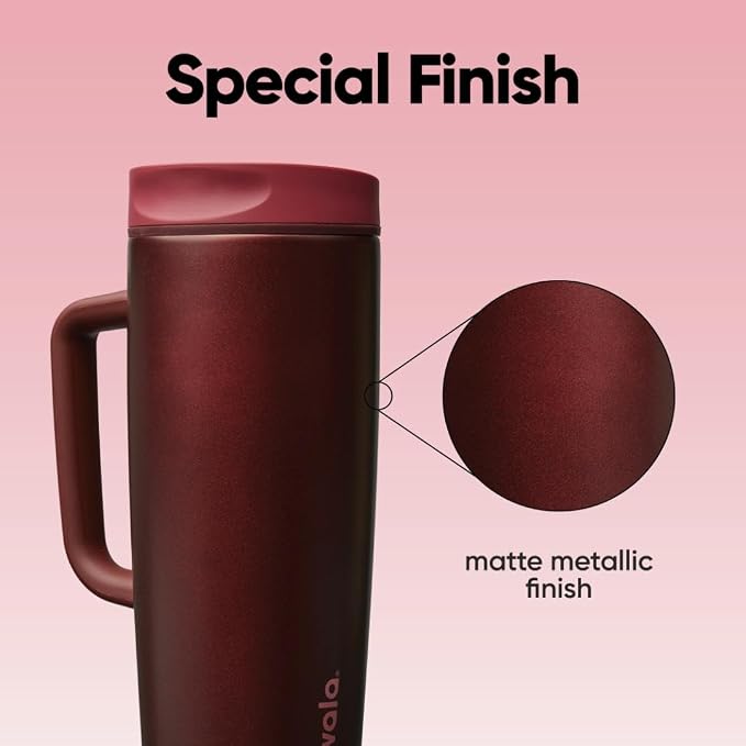 Owala SmoothSip Slider Stainless Steel Insulated Travel Mug - Image 5
