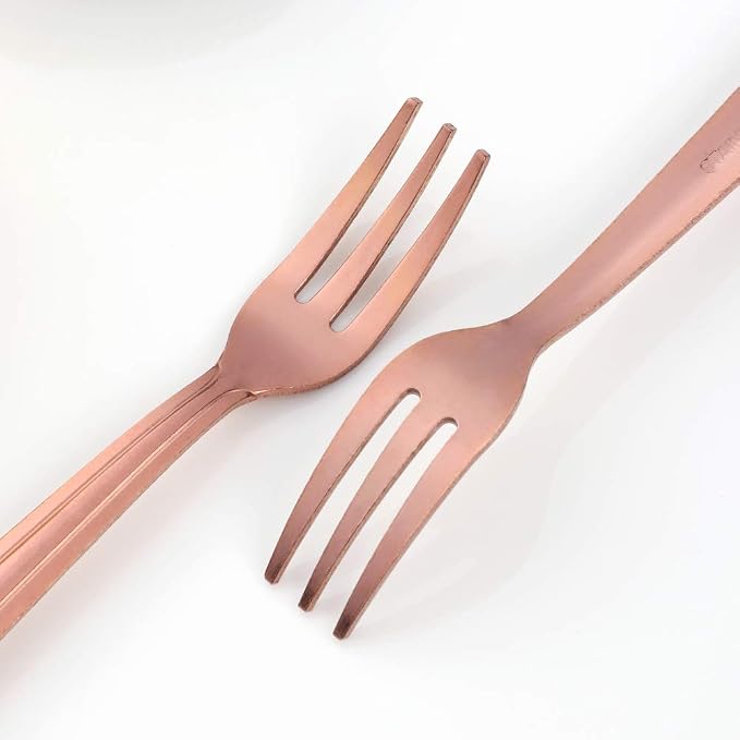 Oyster Fork Set of 12, 5.4 Inch Stainless Steel Cocktail Forks, 3 Tines Mini - Image 5