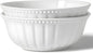 HOMBENE Pasta and Salad Bowls,8.5 Inch Serving and Soup Bowl Set, Microwave and Dishwasher Safe, Set of 2, White, Kitchen Plates and Bowls Set