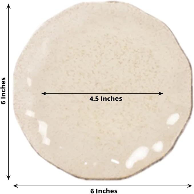 Efavormart 10 Pack Gold Glitter Plastic Dessert Plates - Image 2