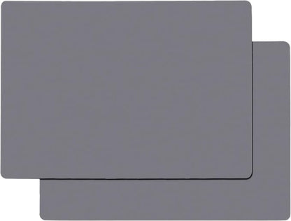 Gartful Extra Large Silicone Mats for Countertop, 28" by 20" Multipurpose Mat, Counter Table Protector, Desk Saver Pad, Placemat Nonstick Nonskid Heat-Resistant Pad, Dark Gray, 2PCS