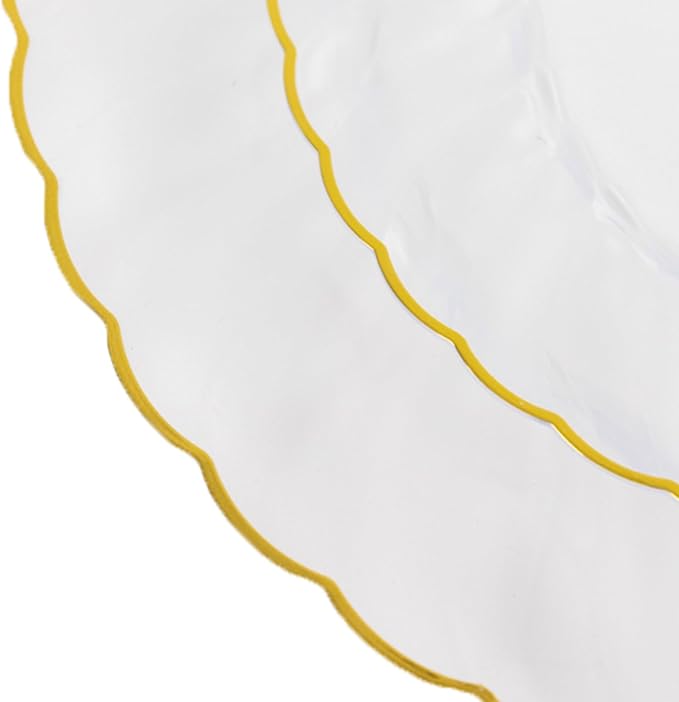 Efavormart 10-Pack 7.5" Clear Plastic Salad Dessert Plates - Image 9