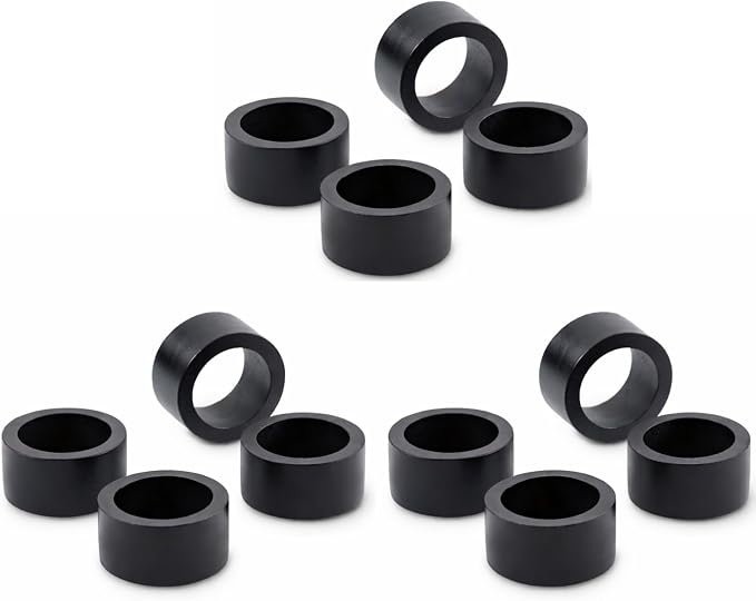 Handmade Black Plan Wooden Napkin Ring Made by Artisan Beautifully Crafted and by Shafa+impex