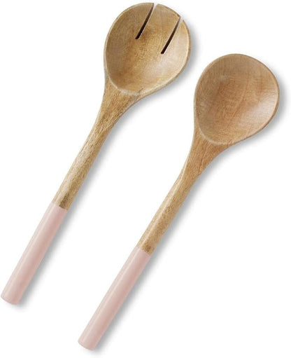 Folkulture Salad Servers or Salad Tongs, Wooden Utensils by FOLKULTURE