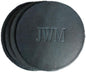 Ox & Pine Personalized Leather Coaster - Sold Individually or in Sets of 4 - Customize Inscription - 100% Full-Grain Leather – 4" Round or 4" Square (Round, Deep Ocean, Set of 4 Coasters)