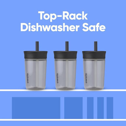 Owala Tumbler Kids Plastic Water Bottle 15 oz Skate Park | Spill-Resistant Lid - Image 5