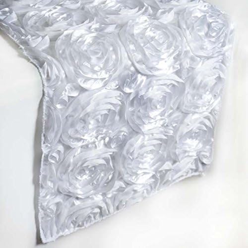 14"X108" Rosette Table Runners by TABLECLOTHSFACTORY