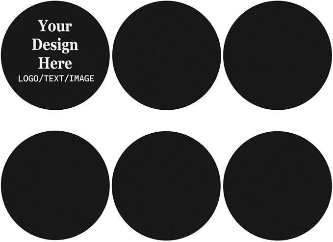 Custom Leather Coasters with Logo Bulk Personalized Coasters | Customized - Image 2