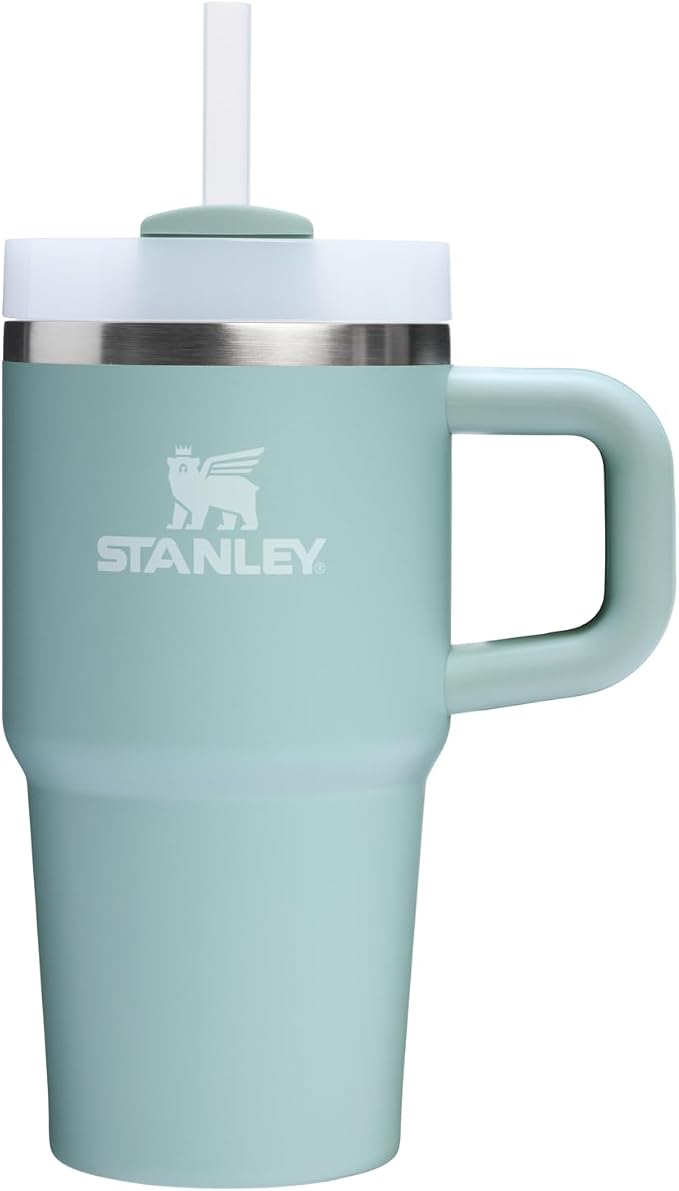 STANLEY Quencher H2.0 Flow State Tumbler, 20 oz, Seafoam | Handle and Straw | by Unknown