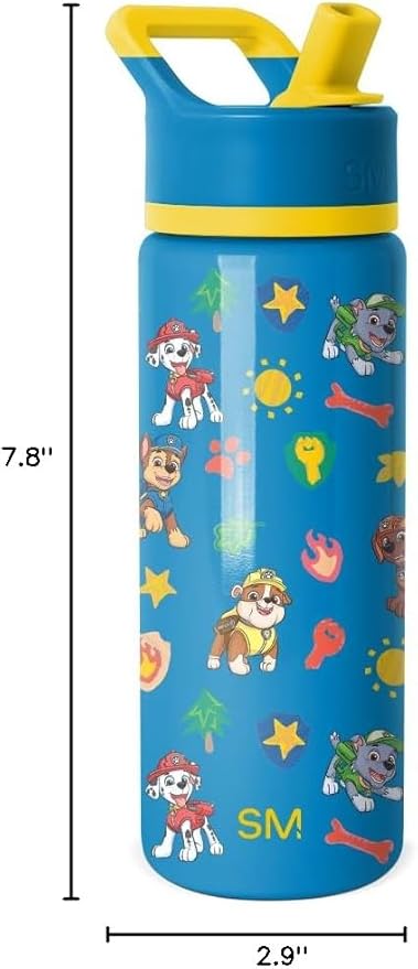 Simple Modern Paw Patrol Kids Water Bottle & Toddler Cup | 18oz | Insulated - Image 9