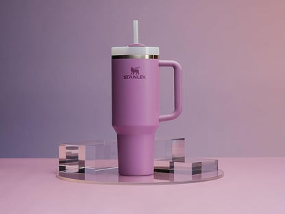 STANLEY Quencher H2.0 Flow State Tumbler, 40 oz, Lilac | Handle and Straw | - Image 8